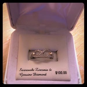 Diamond Infinity Ring